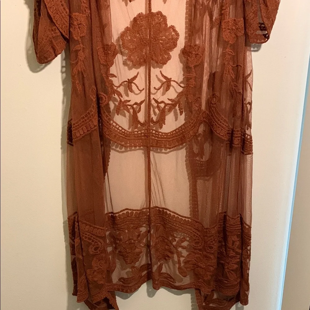 Dizzy Rust Lace Overlay - Picture 4 of 7